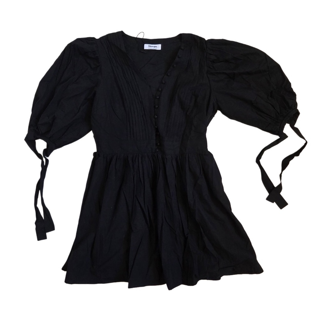 Showpo Black Cotton Dress